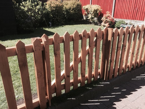 picket fence installed in Liverpool